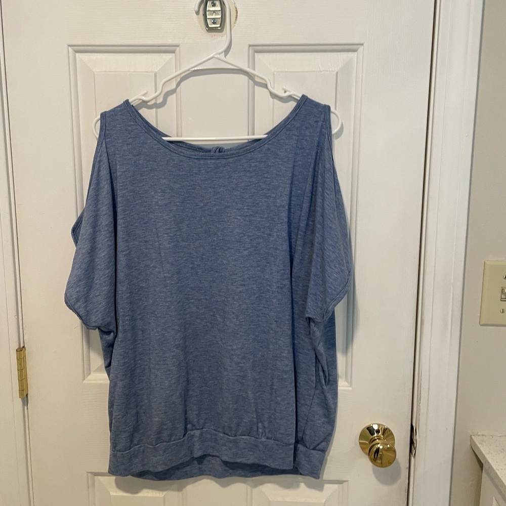Blue Oversized Top